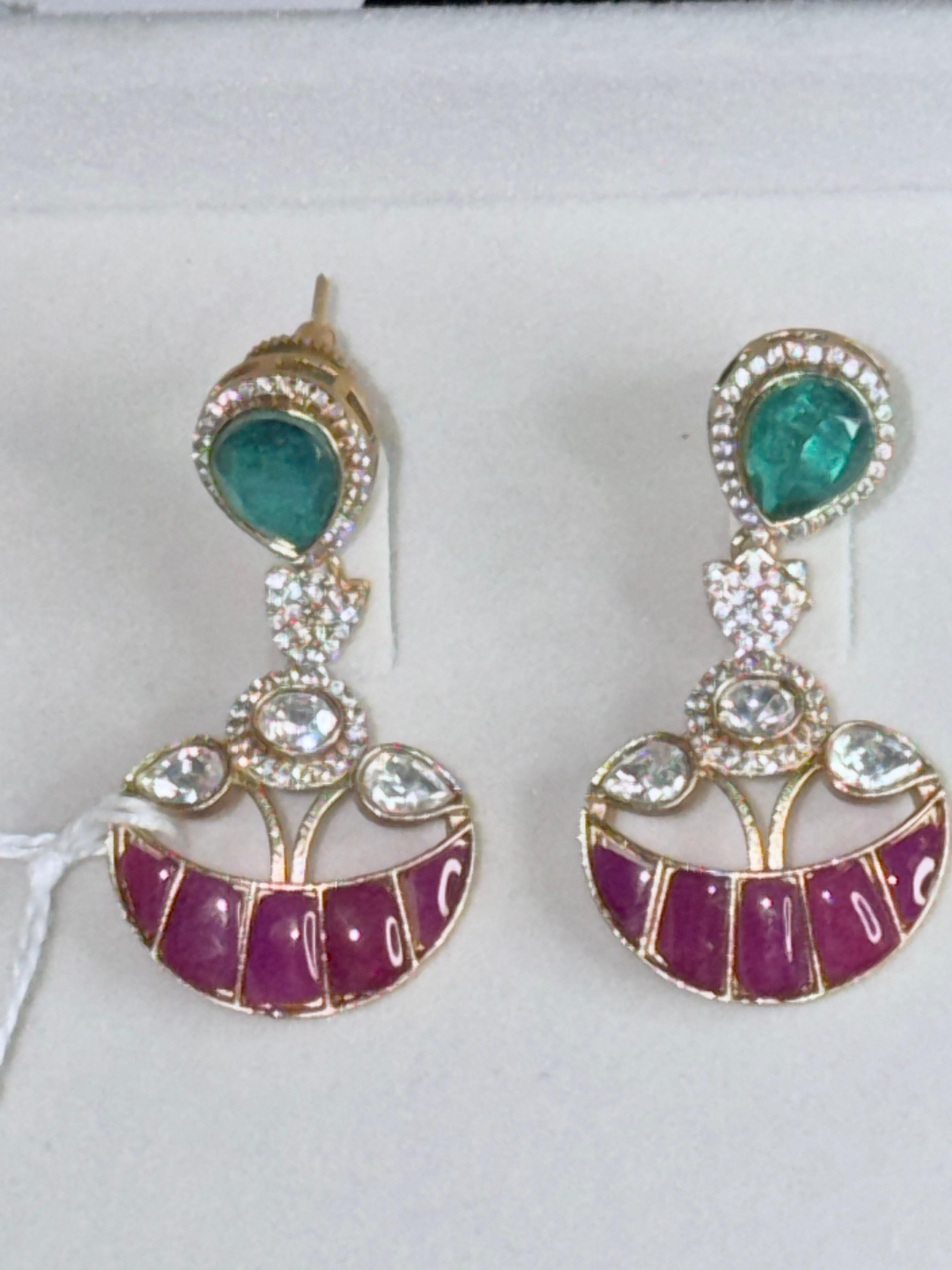 Kundan earrings