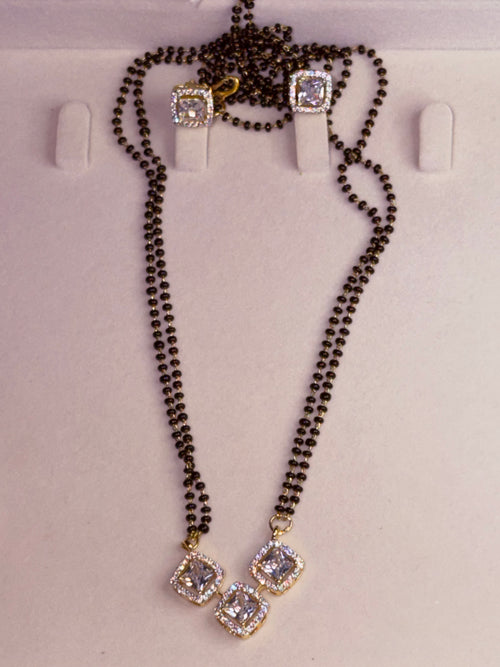 Black beads diamond replica set