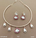 Kante Gold Pearl with White & Pink Set - PD-83