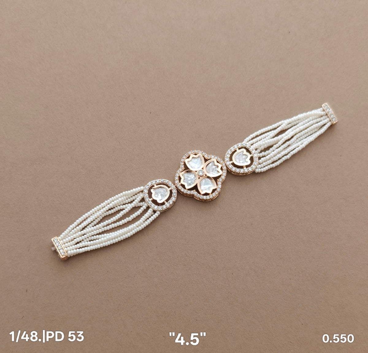 Pearl Bracelet Flower Shape - PD-53